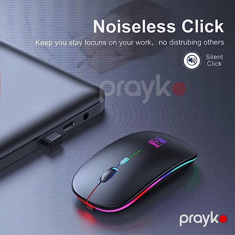 Siçan "Wireless Rgb R8 1715" — Periferik cihazlar, Bakı (2)