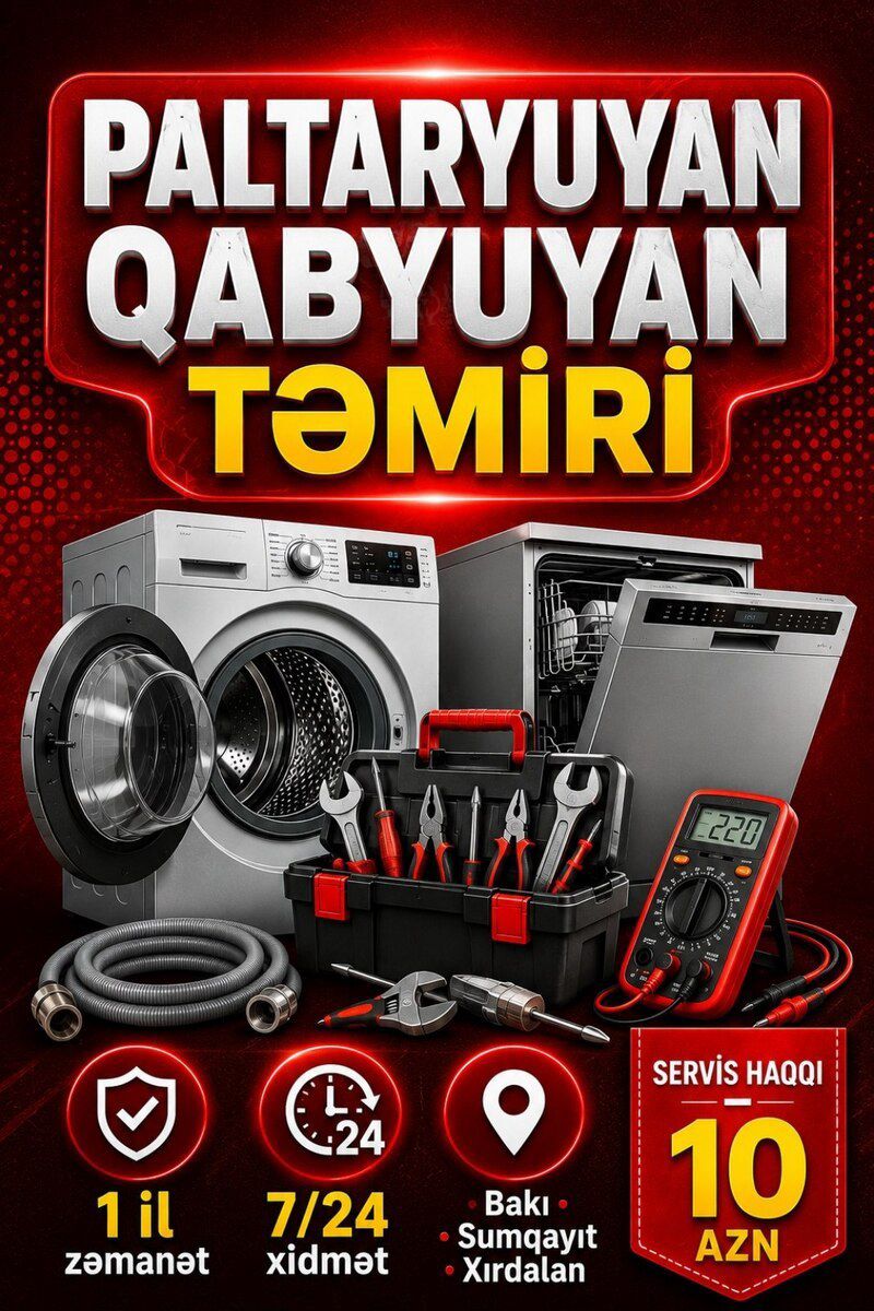 Paltaryuyan təmiri və quraşdırılması — Aparatların təmiri və quraşdırılması, Bakı (5)