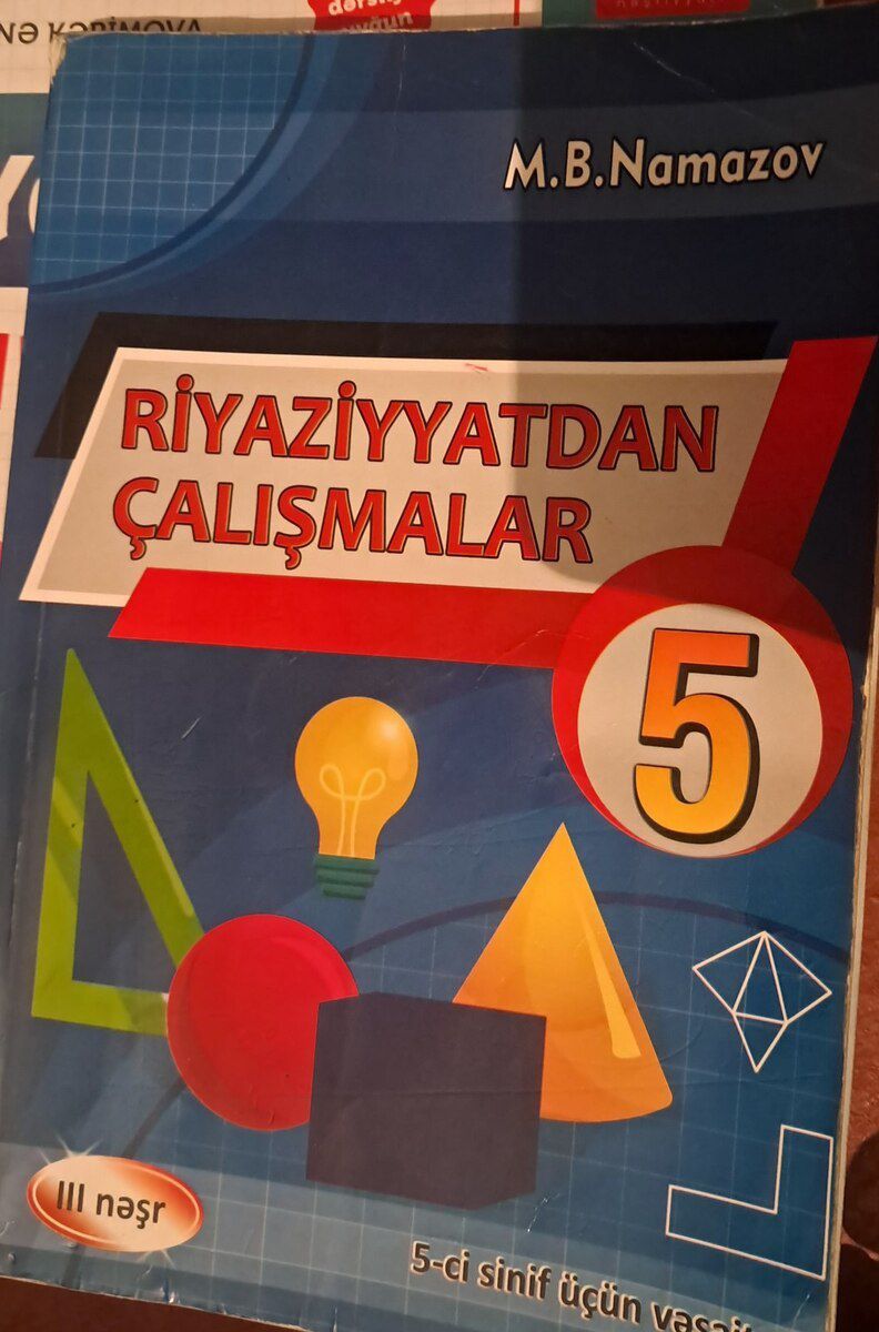 Riyaziyyatdan çalışmalar 5-ci sinif M.B.Namazov — Sırt çantaları, ranelər, çantalar, Bakı