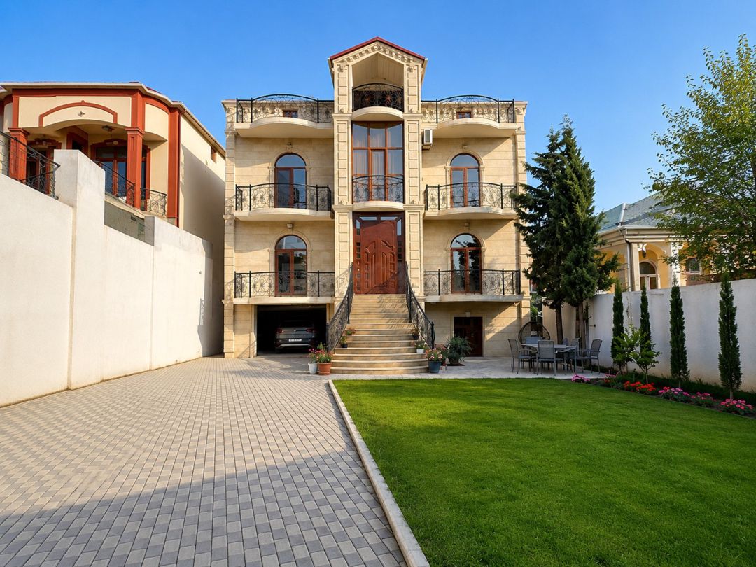 Satılır 9 otaqlı həyət evi/bağ evi 600 m² — Ev, villa, Bakı