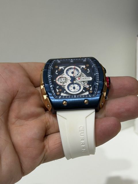 Curren white blue qol saatı — Wristwatches