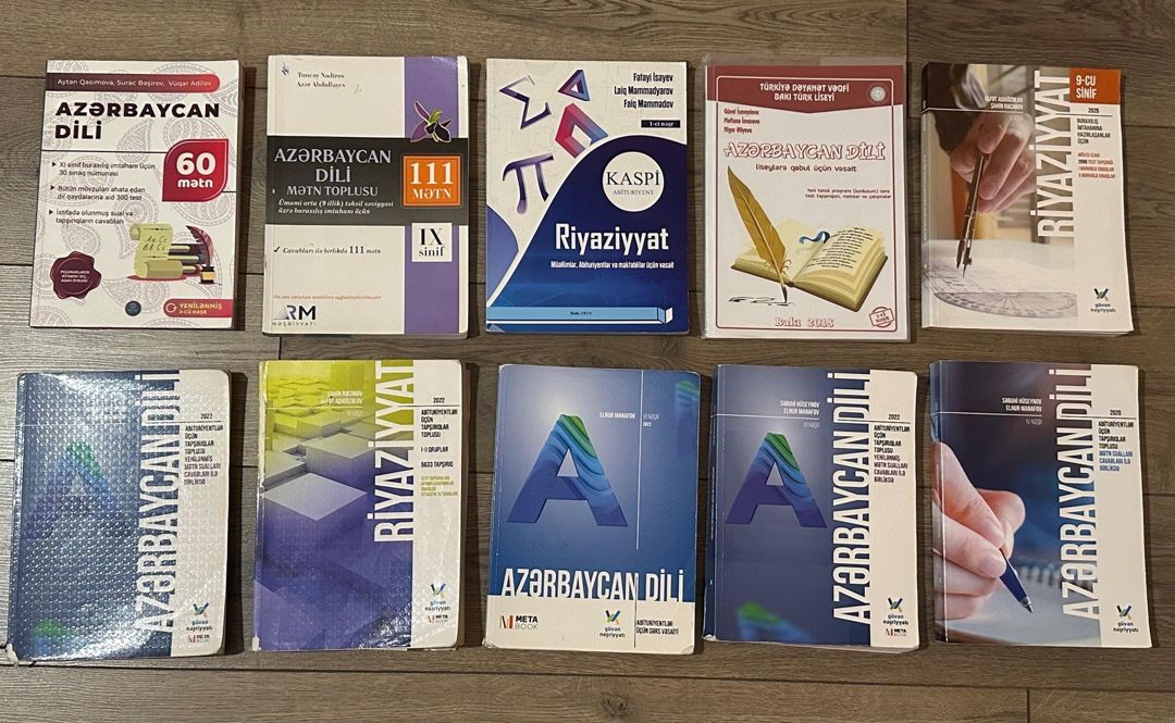 Test topluları və dərslikləri — Məktəb və təhsil malları, Bakı (6)