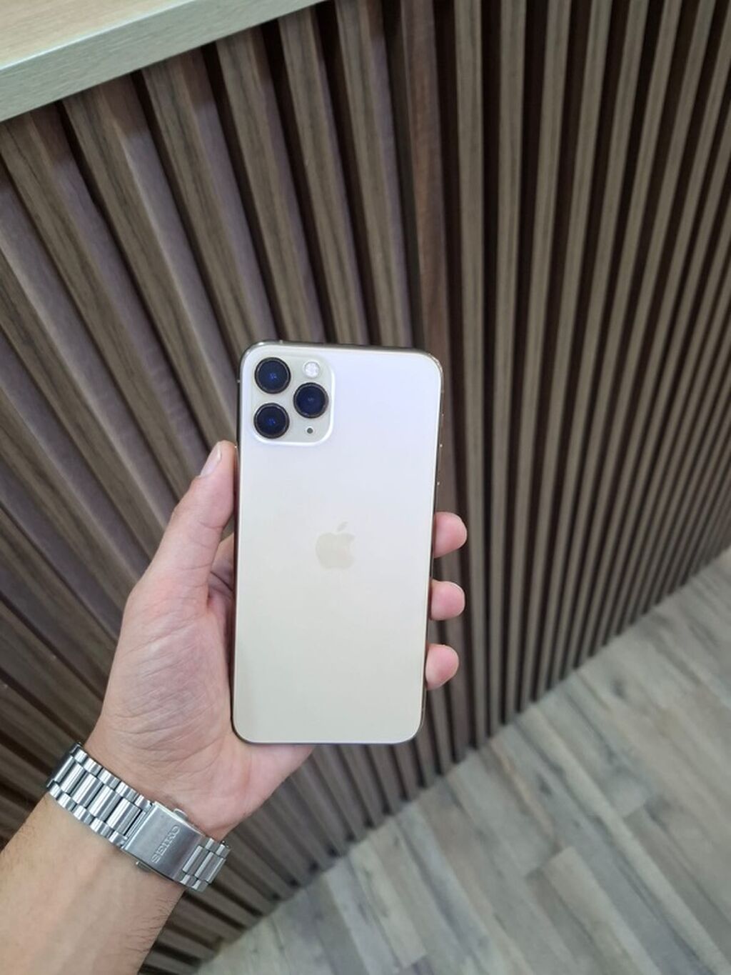 IPhone 11 Pro, 64 GB, Qızılı, Zəmanət, Face ID — Apple iPhone, Bakı (2)