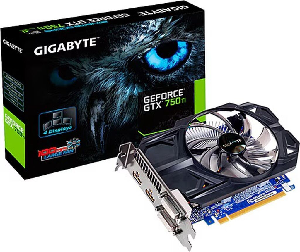 Gigabyte GeForce GTX 750 Ti (GV-N75TD5-2GI) videokart - GPU: Nvıdıa — Qrafik kartlar, Bakı (3)