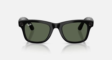 Ray-Ban Meta Wayfarer Gen 2 – Shiny Black / G15 Green — Bakı
