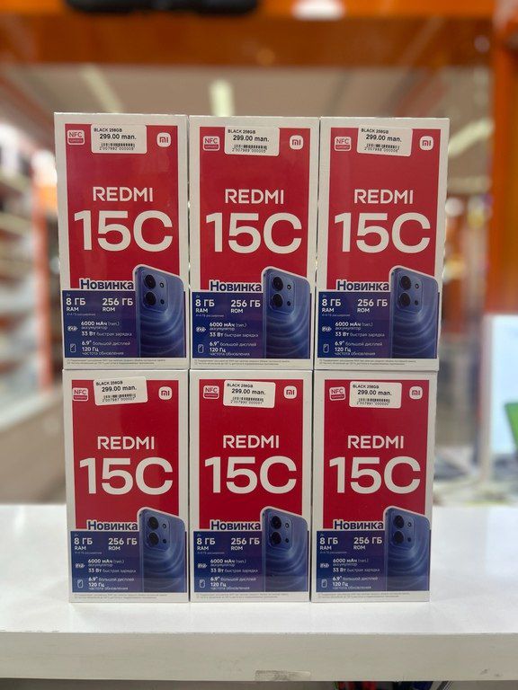 Xiaomi Redmi 15C Midnight Black 256GB/8GB — Smartfonlar, Bakı