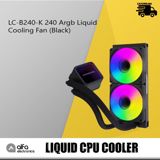 Argb Cpu Kuler LovingCool LC-B240-K 240 Black" — Alfa Electronics — Computers & Laptops