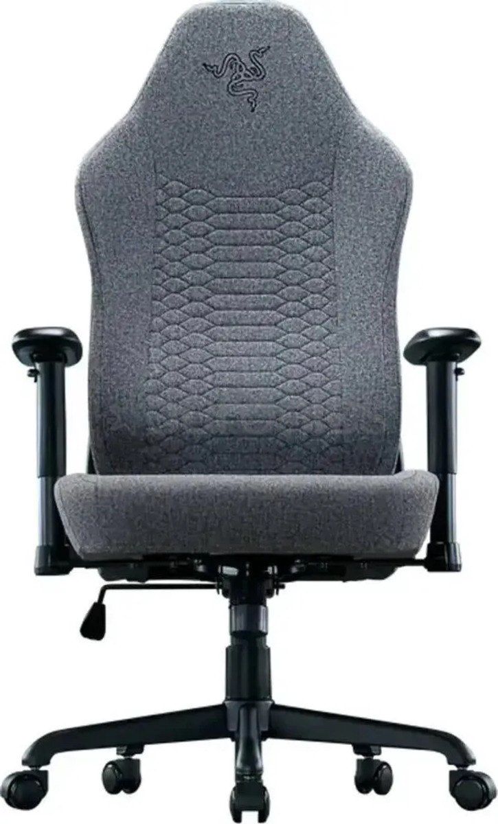 Kreslo Razer chair Iskur V2 X, fabric, 2D-Armrests, light Grey RZ38-05310200-R3G1 — Mebel, Bakı (2)