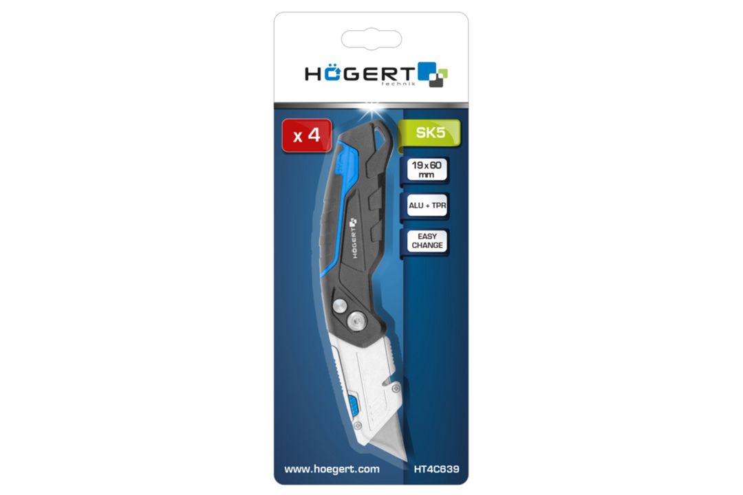 Trapesiya formalı bıçaq Högert HT4C639 — Təmir və inşaat, Bakı (2)