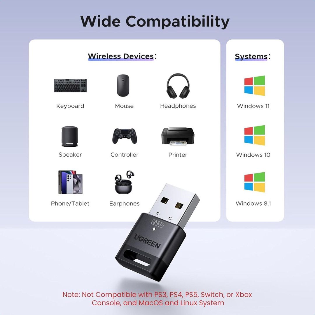 Bluetooth "Ugreen Bluetooth 6.0 Adapter" — Elektronika, Bakı (4)