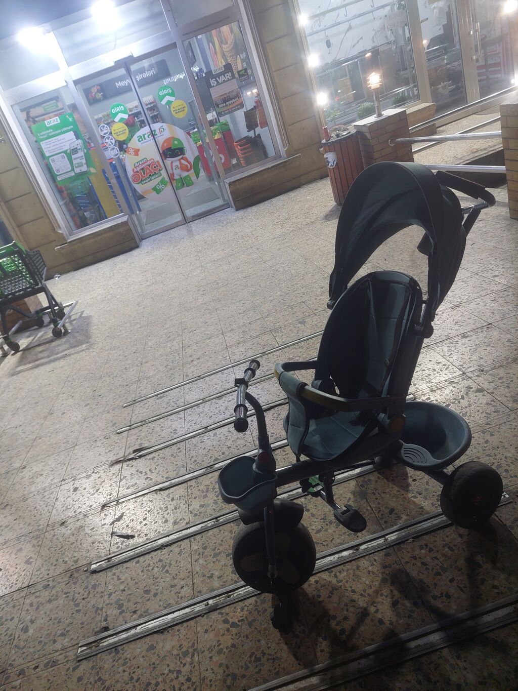 Uşaq üçtəkərli velosipedi – valideyn idarəetməsi və günlüklə. endirim — Velosipedlər, Bakı (3)