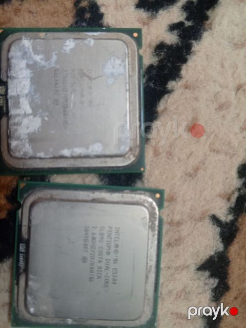 Məhsul: Intel Pentium Dual-Core prosessorlar (2 ədəd) - Model: Intel — Bərdə