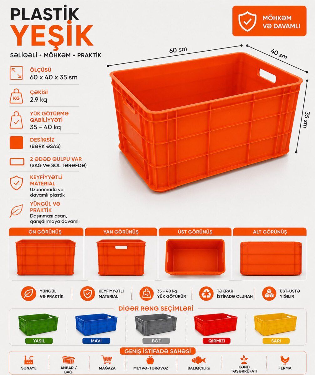 Plastik yeşik — Biznes və avadanlıq, Bakı (6)