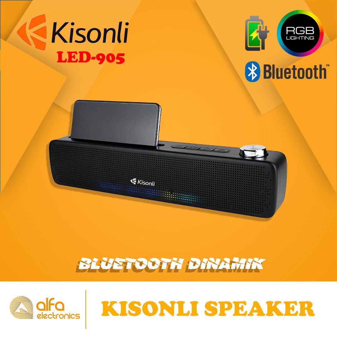 Dinamik RGB Bluetooth "Kisonli LED-905" — Səs texnikası, Bakı (3)