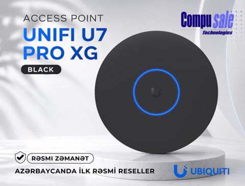 Access Point UniFi U7 Pro XG Black — Bakı