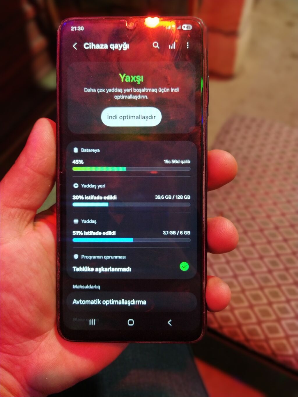Samsung Galaxy A06, 128 GB, göy rəngində, ikili SIM — Samsung, Bərdə (3)