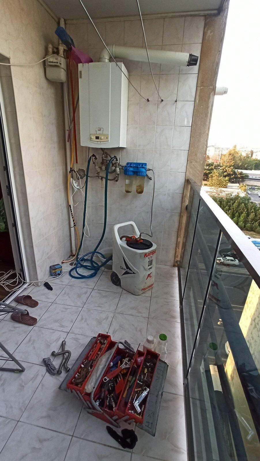 Kombi və radiatorların yuyulması / quraşdırılması — Xidmətlər, Bakı (9)
