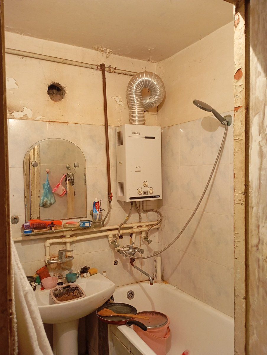 Satılır 2 otaqlı köhnə tikili 44 m² — Mənzil, Bakı (5)