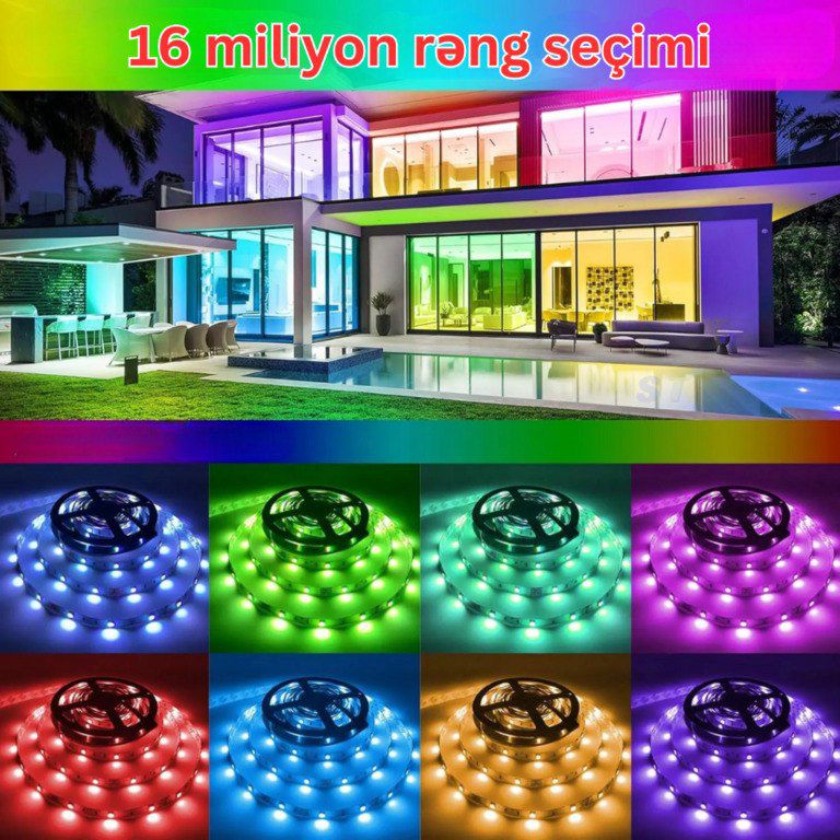 Gizli WiFi LED lent işıq — İşıqlandırma, Bakı (7)