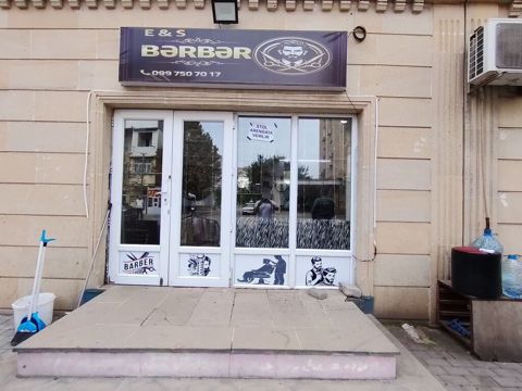 Kişi bərbərxanası – tam təchizatlı salon - E&S Bərbər studiyası — Bakı