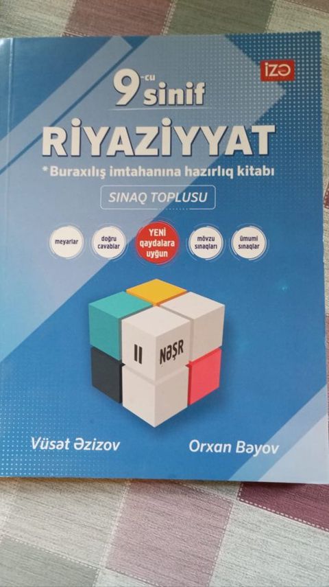 Vüsət Əzizov 9cu sinif riyaziyyat