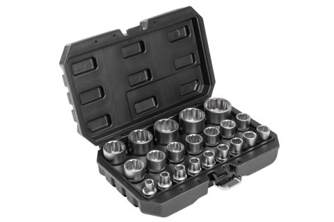 1/2″ ölçülü başlıqlar dəsti, 21 ədəd Högert HT4R085 — Bakı