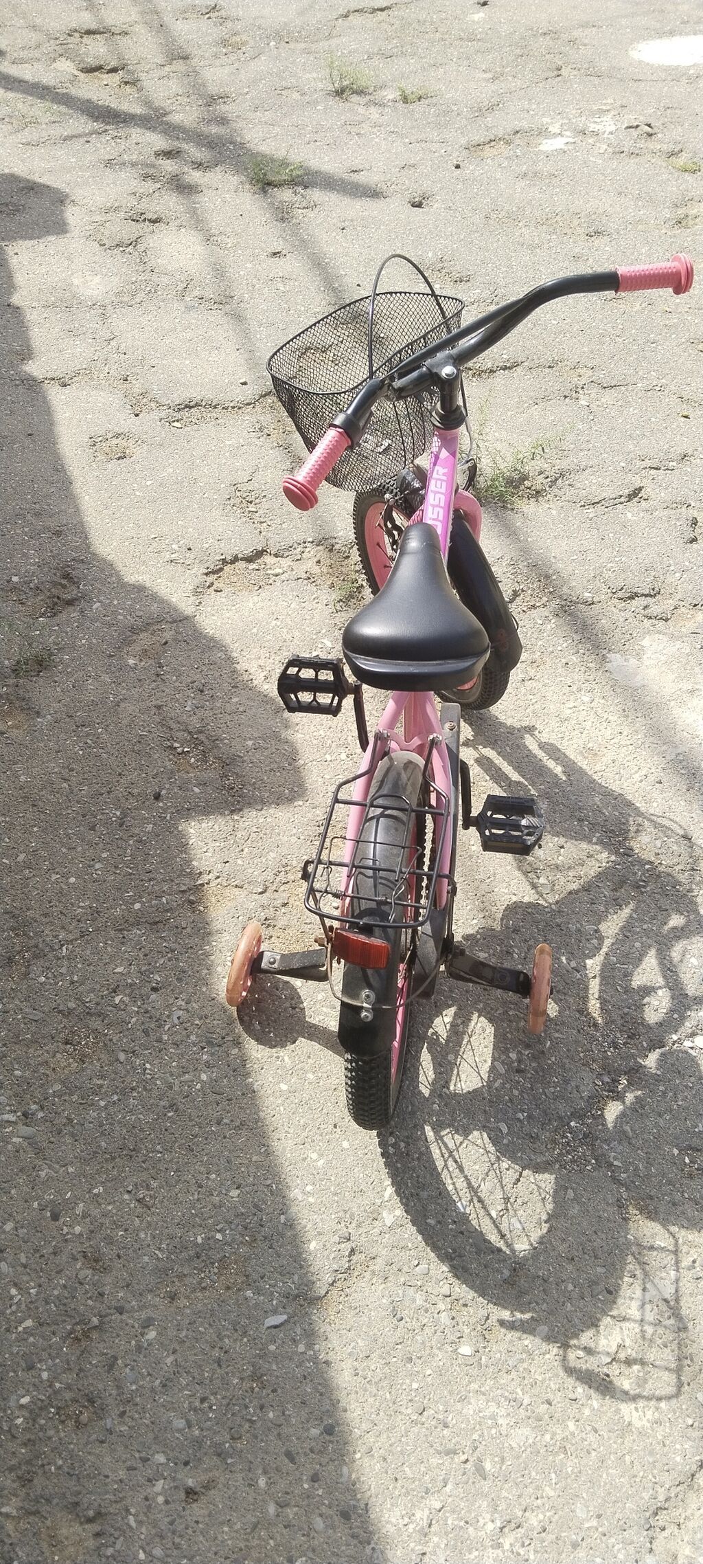 Uşaq velosipedi – Crosser, 16 düymlük - Rəng: çəhrayı-qara - Çərçivə — Uşaq velosipedləri, Güzdək (3)