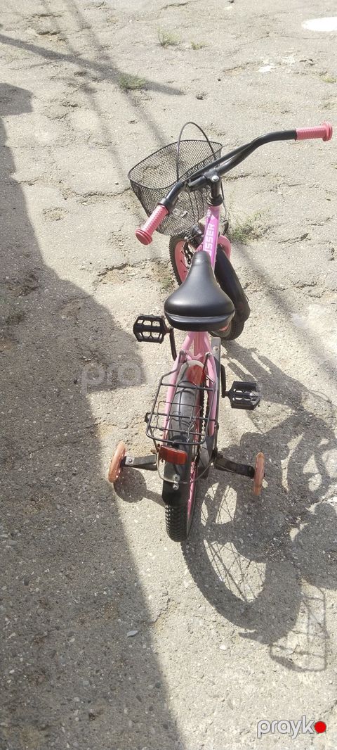 Uşaq velosipedi – Crosser, 16" təkər ölçüsü - Rəng: çəhrayı-qara — Güzdək