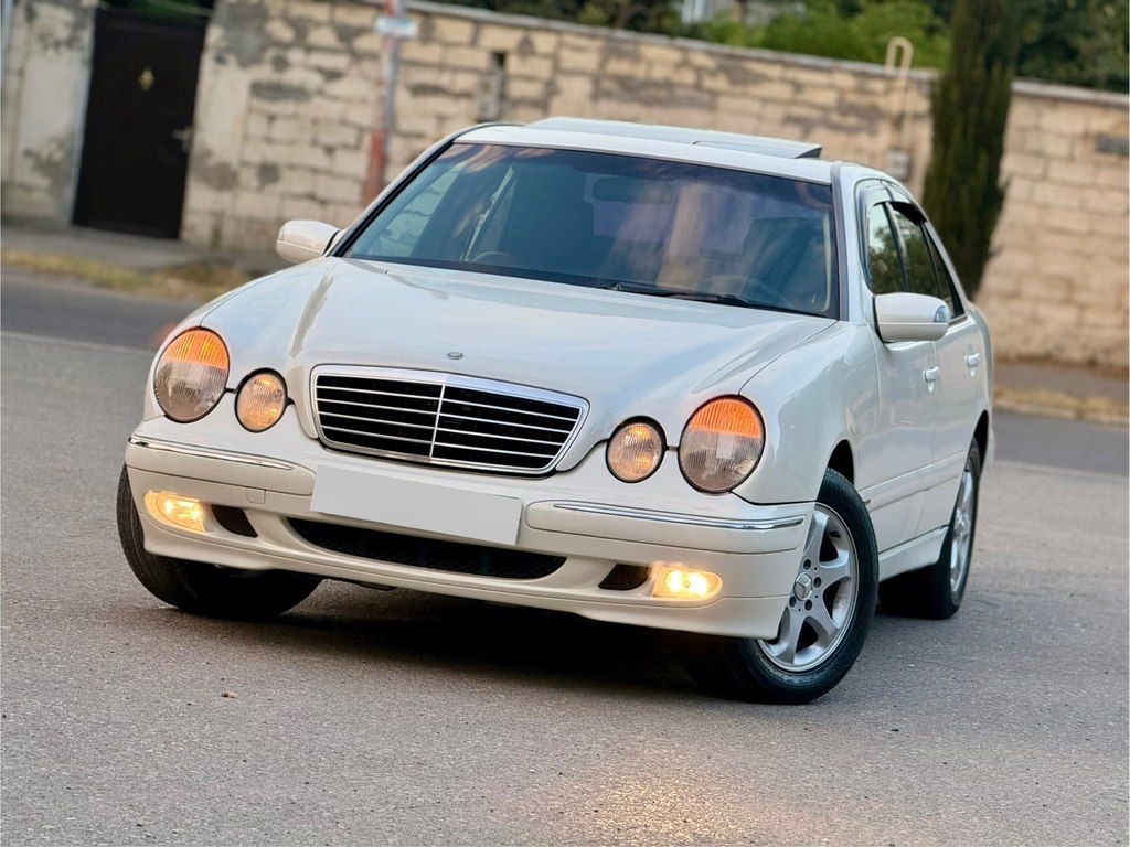 Mercedes E 220, 2.2 L, 2000 il, 395 554 km — Avtomobillər, Bakı (2)