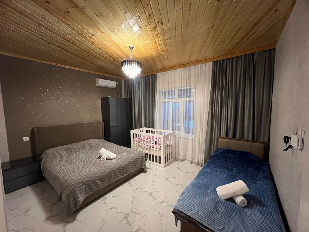 İcarəyə verilir 4 otaqlı həyət evi/bağ evi 120 m² — Ev, villa, Qəbələ (8)