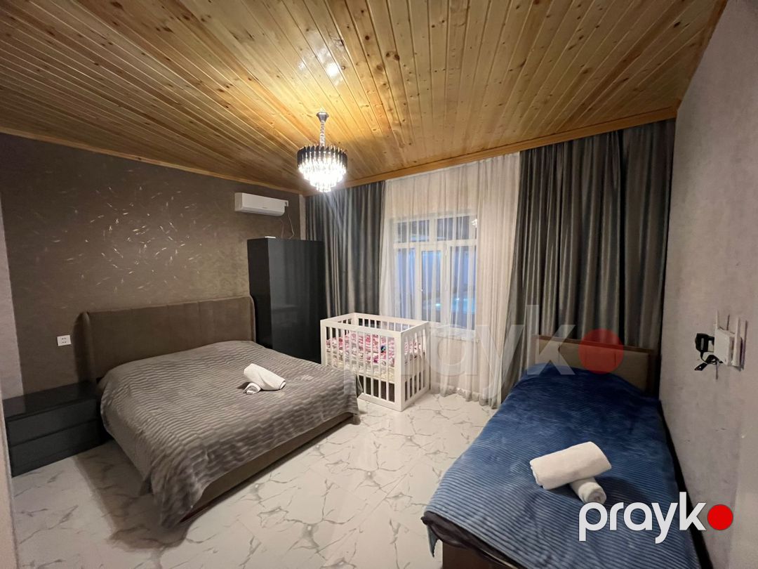 İcarəyə verilir 4 otaqlı həyət evi/bağ evi 120 m² — Ev, villa, Qəbələ (8)