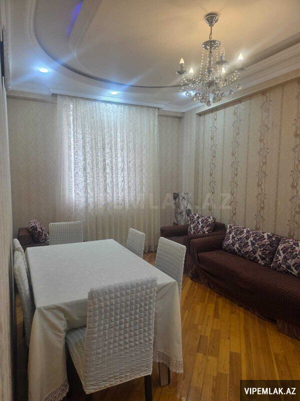 Xətai rayonunda 2 otaqlı Yeni tikili Kirayə verilir, 80 m² — Mənzil, Bakı (2)