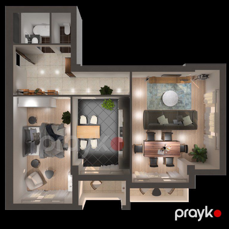 Satılır 3 otaqlı yeni tikili 82.3 m² — Mənzil, Bakı (7)