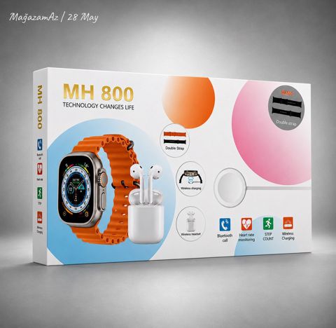 Smart saat dəsti MH800 — Bakı