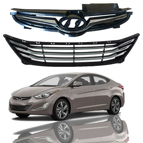"Hyundai Elantra 2014-2015" radiator barmaqlığı — Bakı