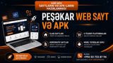 Peşəkar web sayt və mobil tətbiq (APK) hazırlanması xidməti Təklif — Website and App Creation