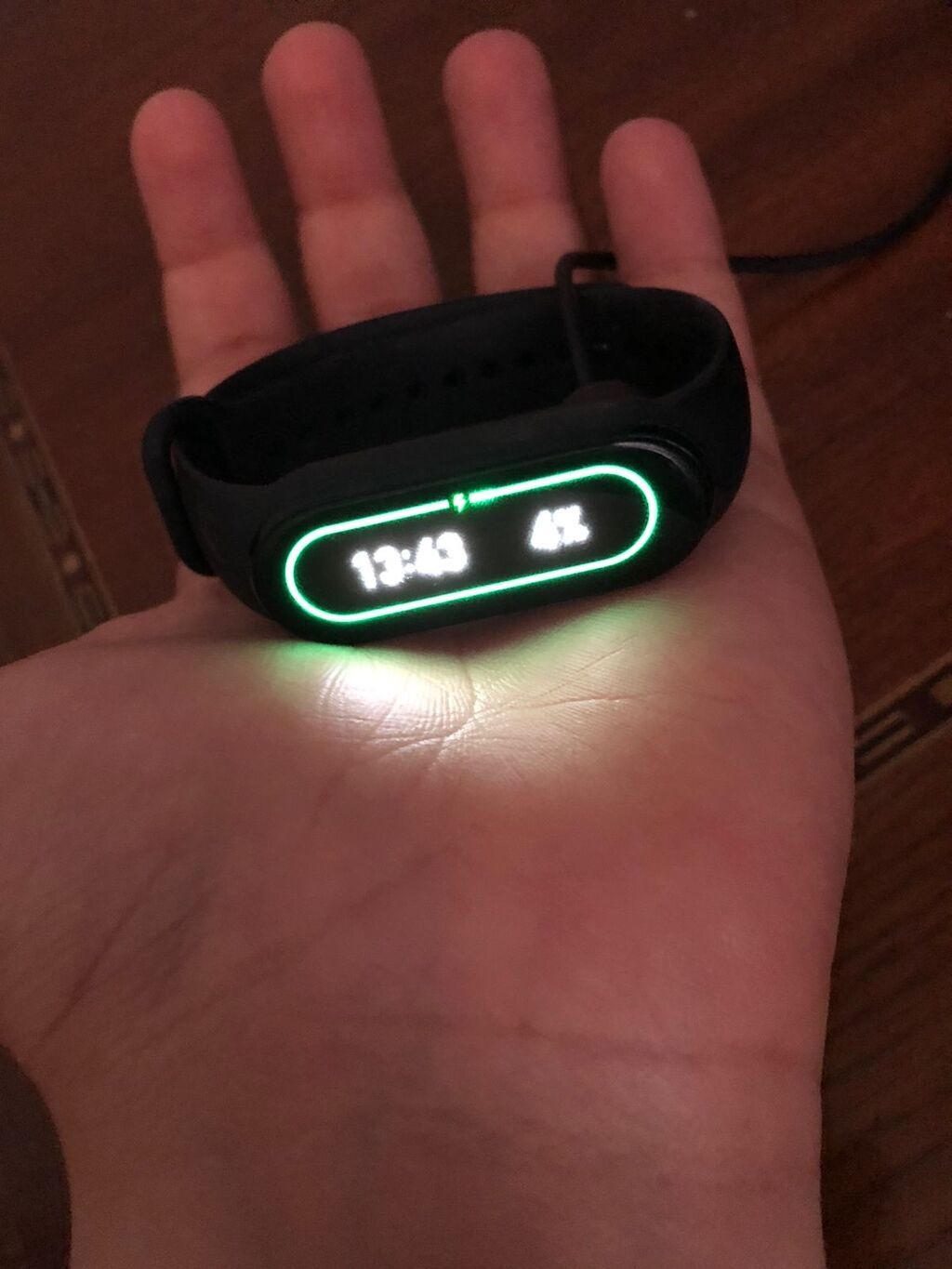 Xiaomi Mi Band 5/6 tipli fitness qolbağı - Rəng: qara, silikon qayış — Fitness biləkliklər, Bakı