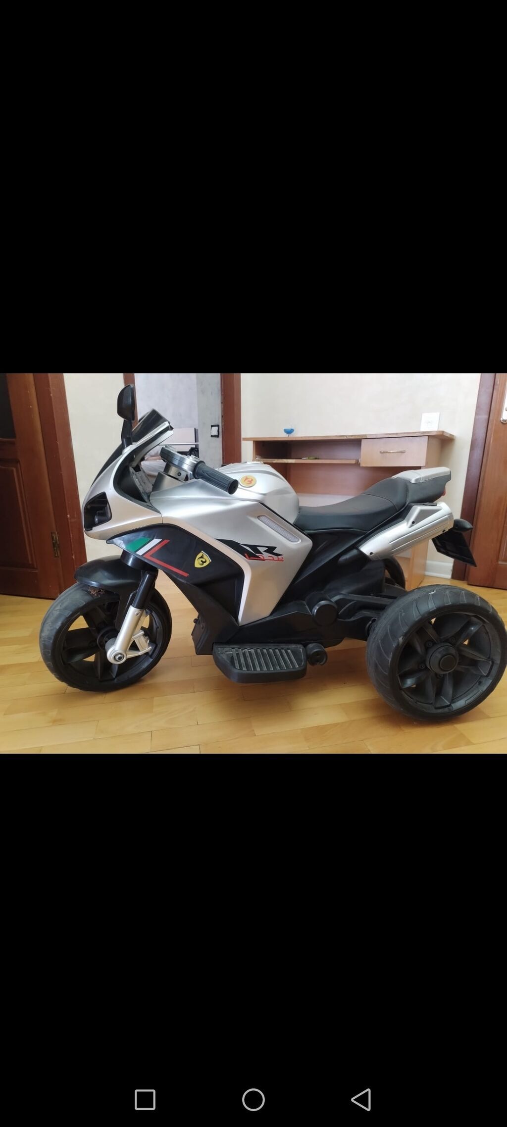 Uşaq üçün elektrikli üçtəkərli motosiklet.yenidir.5 defe surulub.ev — Oyuncaqlar, Bakı (2)
