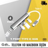4 port Type-c hub — Alfa Electronics — Computers & Laptops