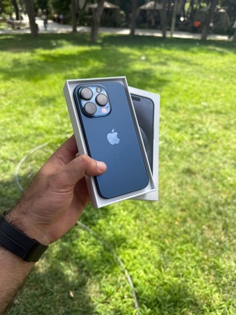 Apple iPhone 15 Pro Blue Titanium 128GB/8GB — Bakı