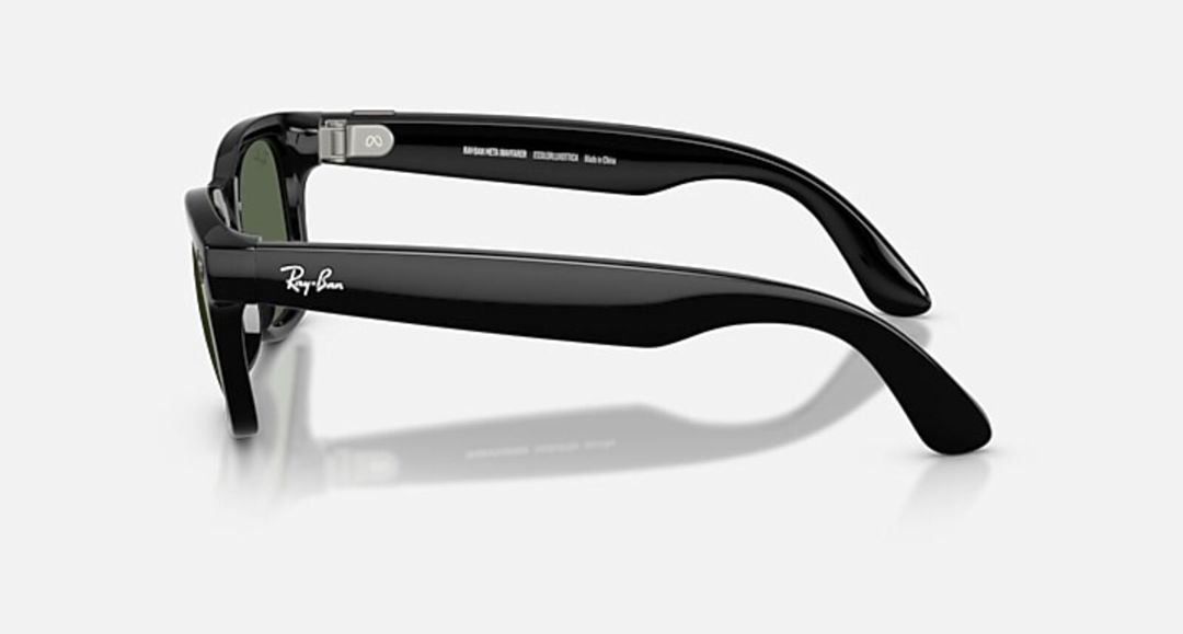 Ray-Ban Meta Wayfarer Gen 2 – Shiny Black / G15 Green — Elektronika, Bakı (4)