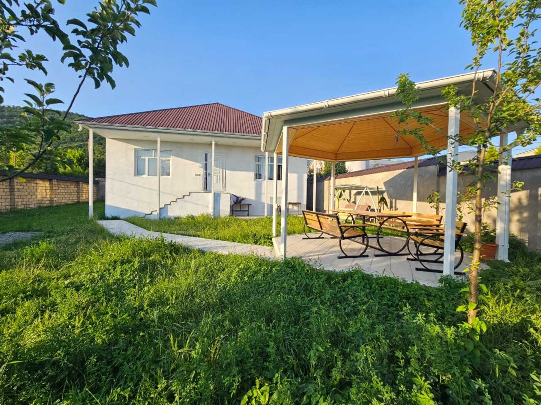 İcarəyə verilir 4 otaqlı həyət evi/bağ evi 150 m² — Ev, villa, Qəbələ (6)