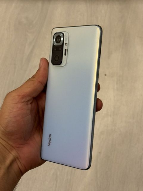 Redmi Note 10 Pro, 128 GB, rəng - Gümüşü, Barmaq izi — Bakı