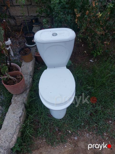 Sifonlu unitaz dəsti - Komplekt: aşağıdan çıxışlı keramika qab, üst — Digah