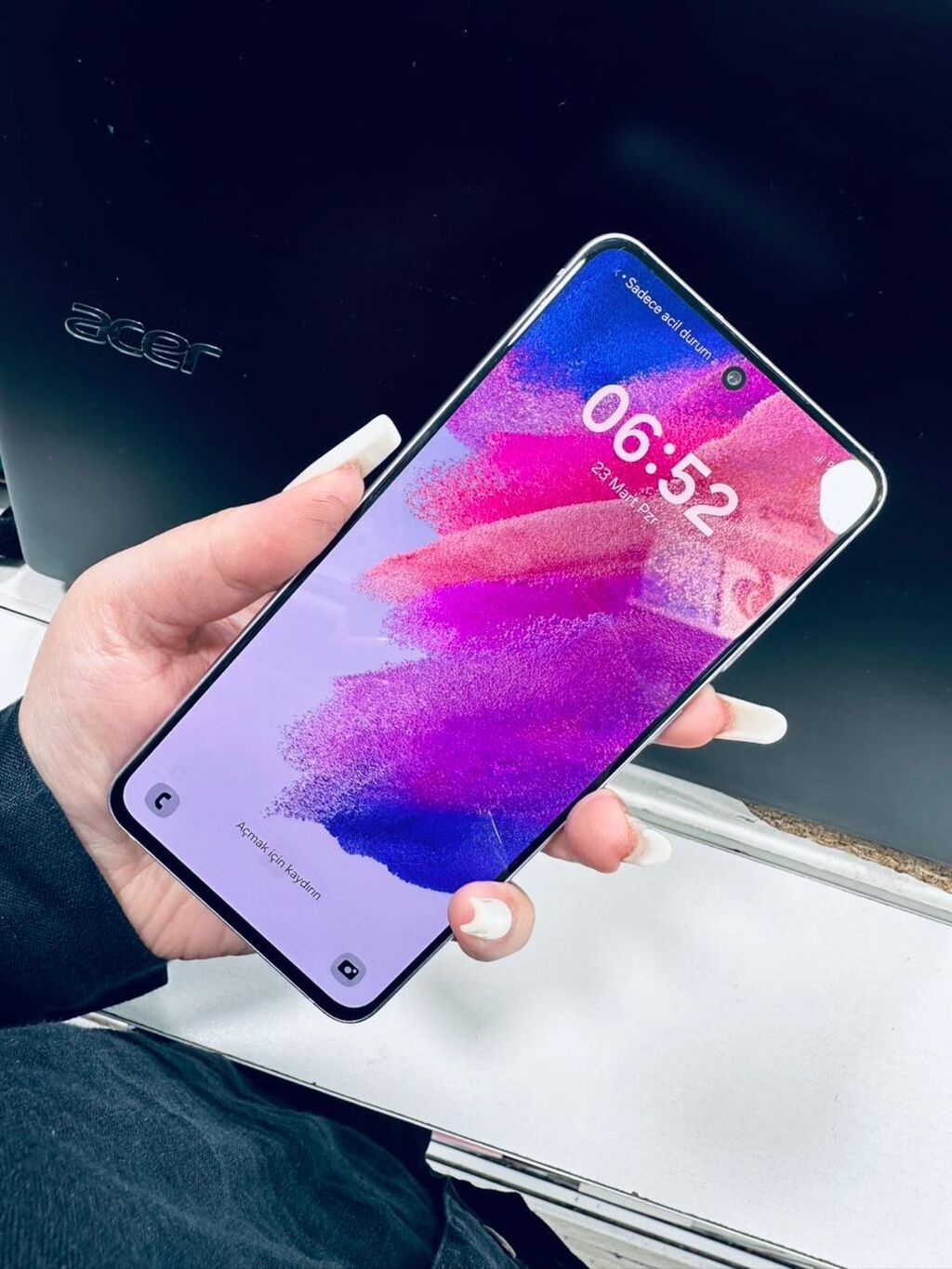 Samsung Galaxy S21 FE, 128 GB, rəng - Bənövşəyi, Simsiz şarj — Samsung, Bakı (4)