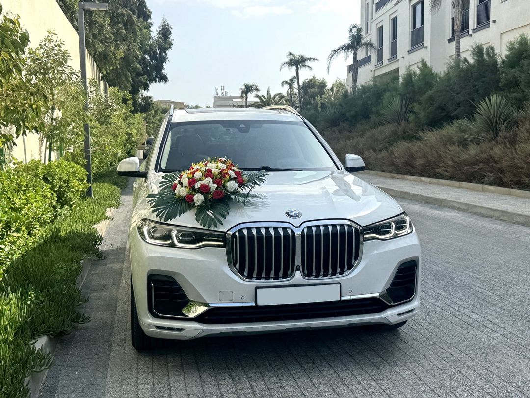 Bəy gəlin maşını BMW X7 — Avtomobil icarəsi, Bakı (5)