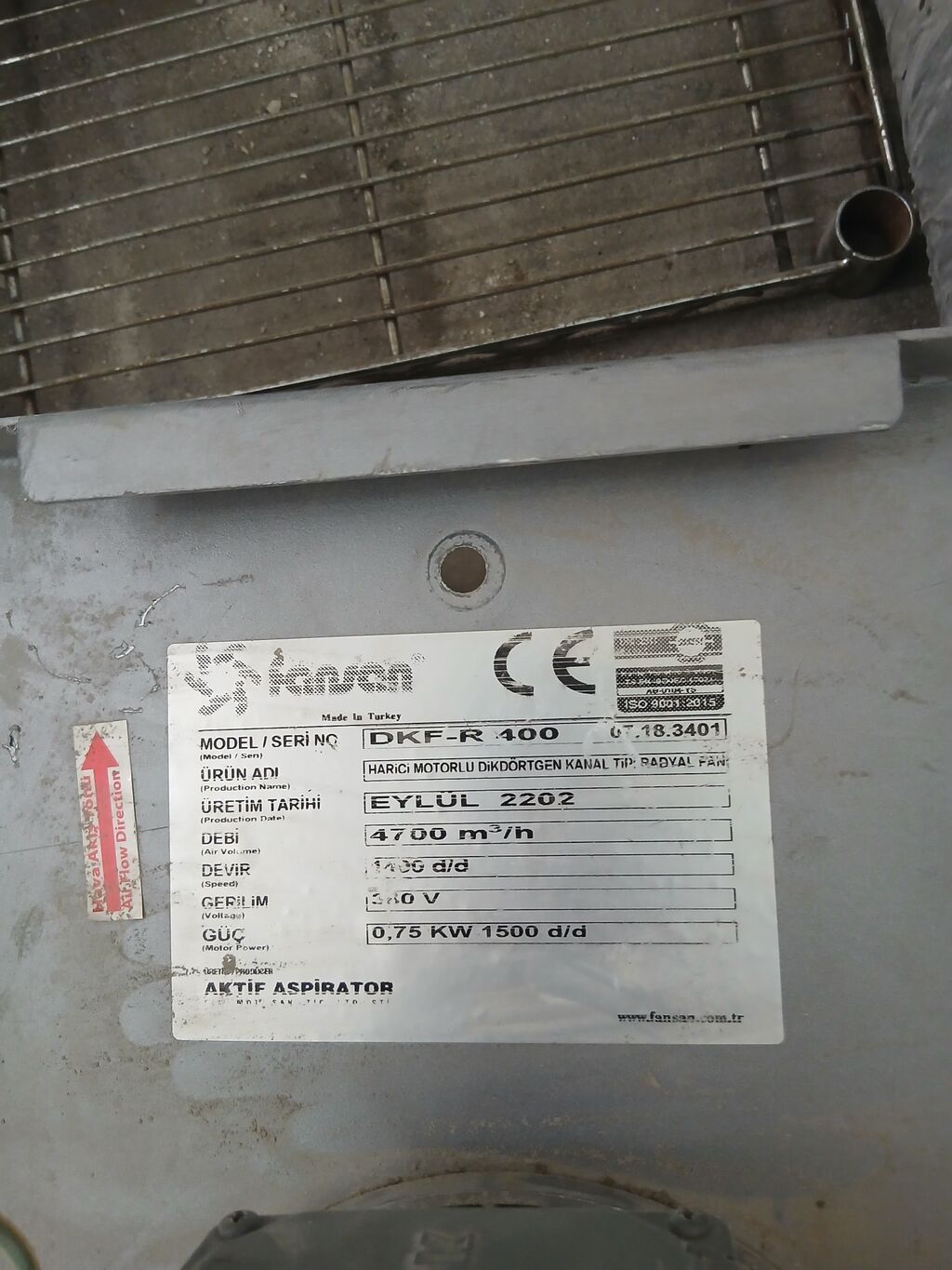 Fansan Dkf-r 400 radial kanal tipli havalandırma fanı Xüsusiyyətlər — Digər, Bakı (3)