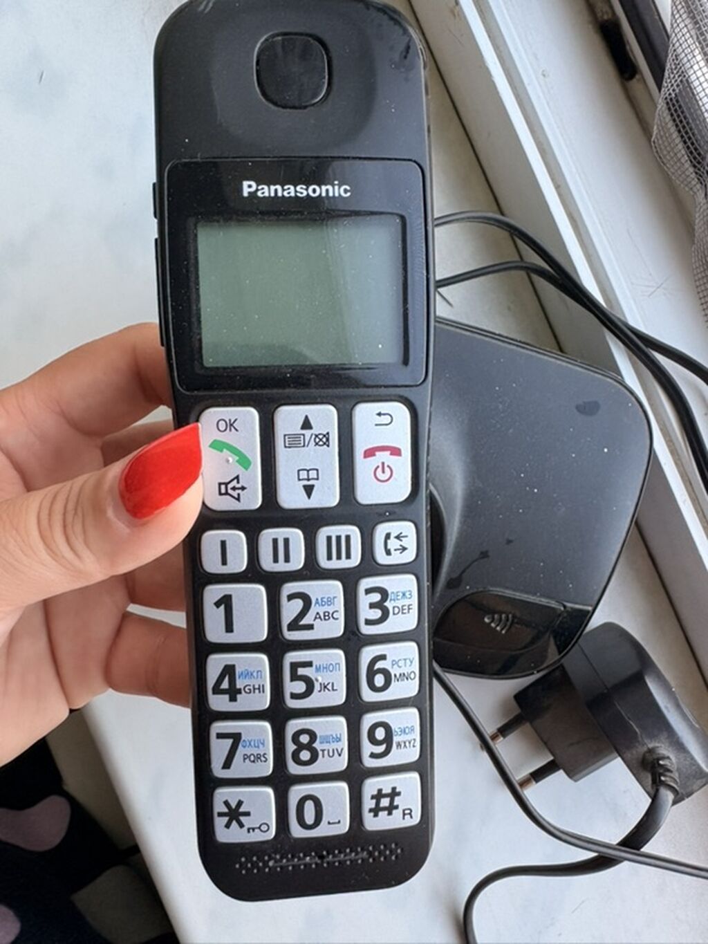 Stasionar telefon Panasonic, Simsiz, İşlənmiş — Kabel və radio telefonları, Xırdalan (5)