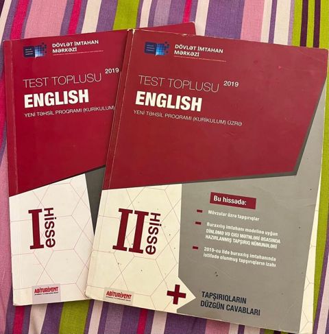 Məhsul: Her biri 4 azn“Test Toplusu – English (Yeni Təhsil — Bakı