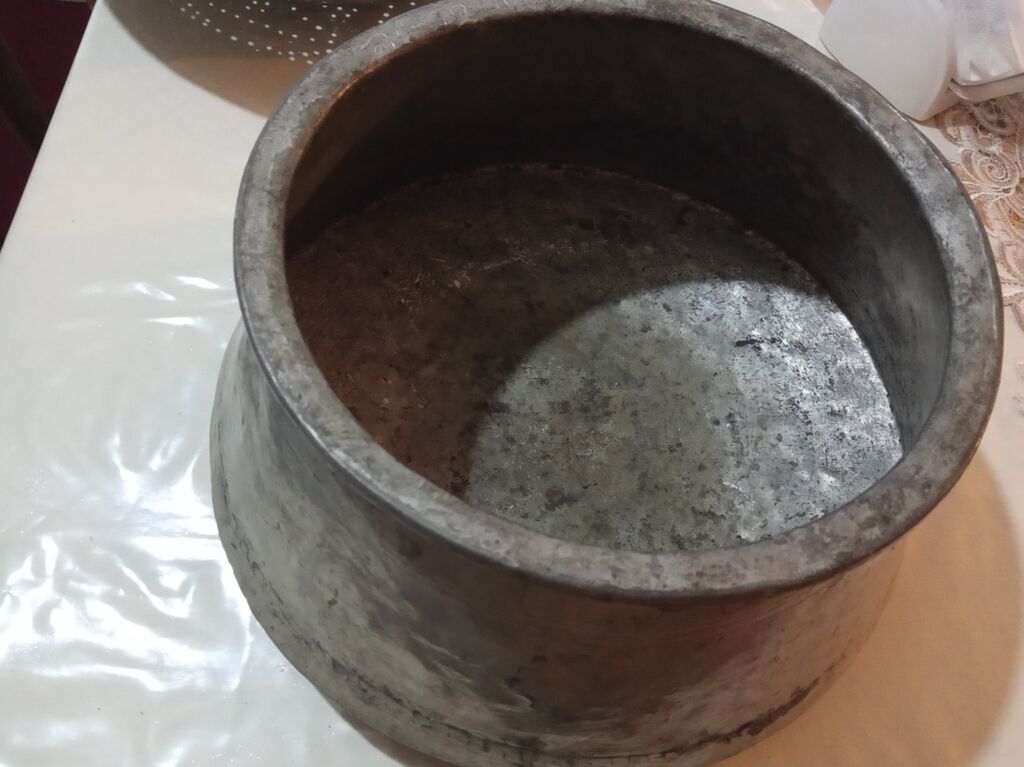 Qazan, rəng - Gümüşü, Mis, 28 sm — Bişirmə qabları, Yardımlı (2)